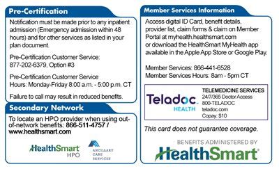 smart health provider phone number